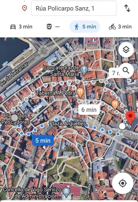 Céntrico, Casco Vello, Wifi, Vodafone TV, Netflix Vigo Esterno foto