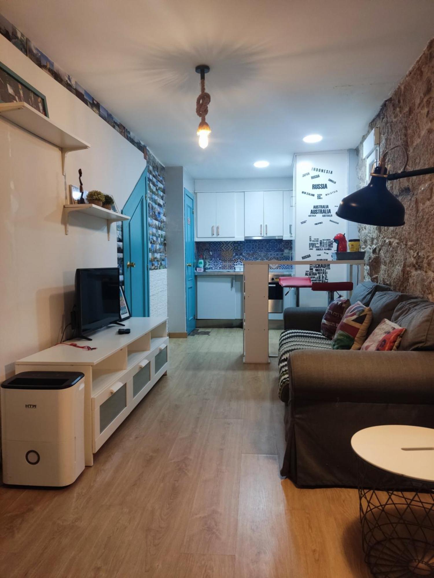 Céntrico, Casco Vello, Wifi, Vodafone TV, Netflix Vigo Esterno foto